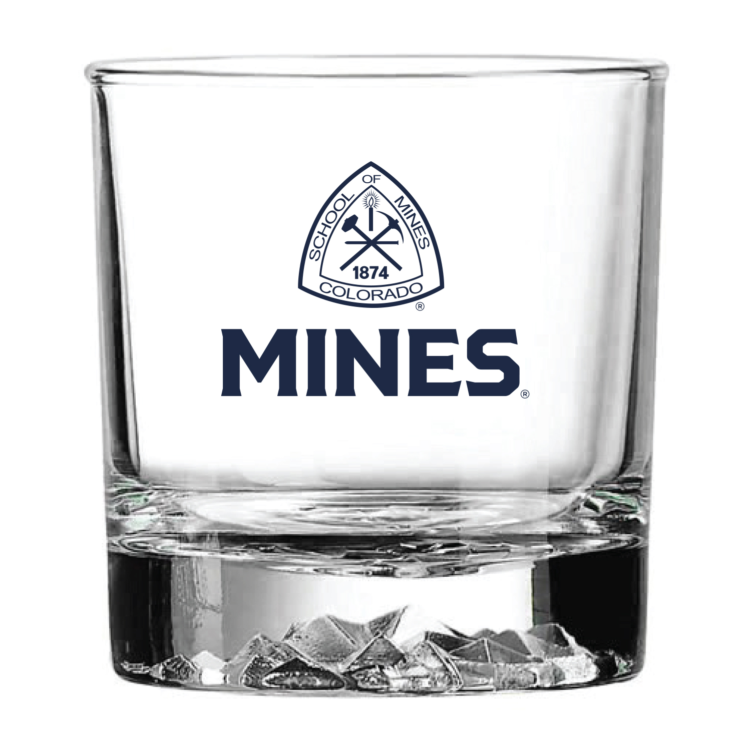Mines 11.5 oz Mountain Rocks Glass