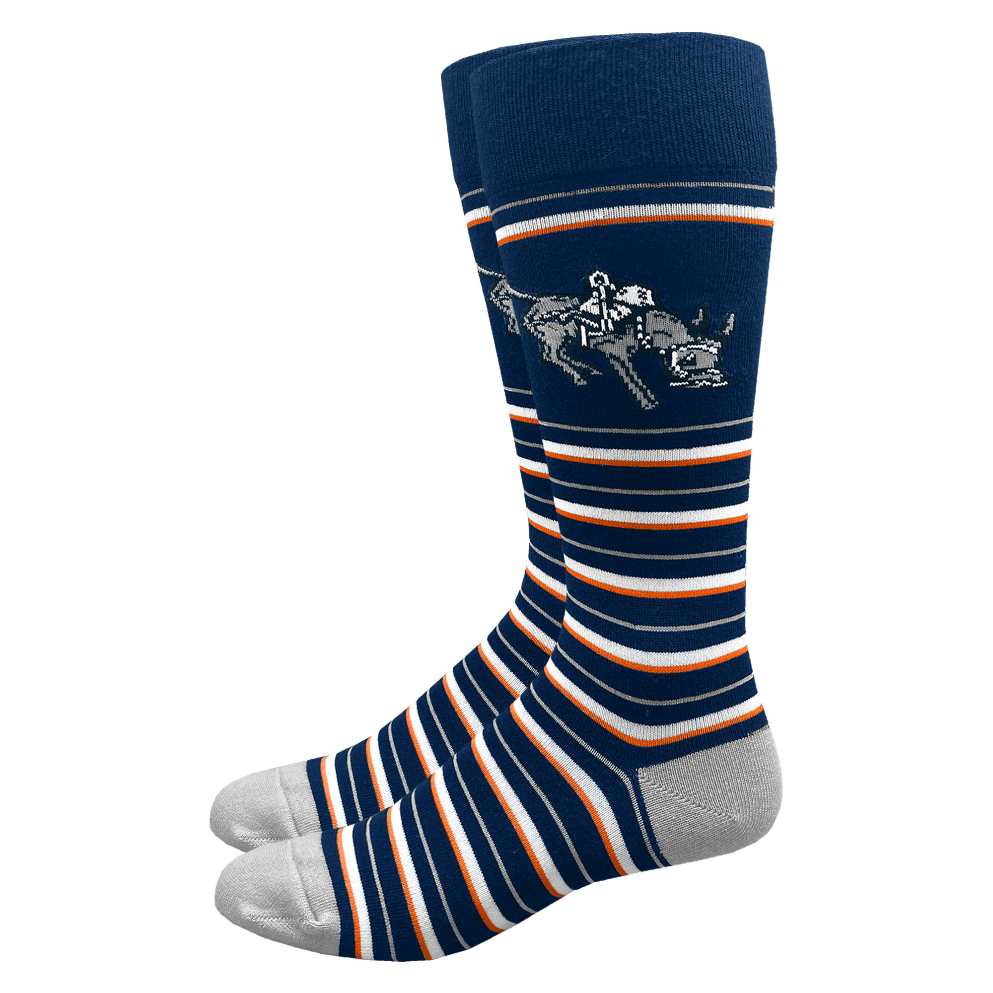Colorado School of Mines Striped Dress Socks