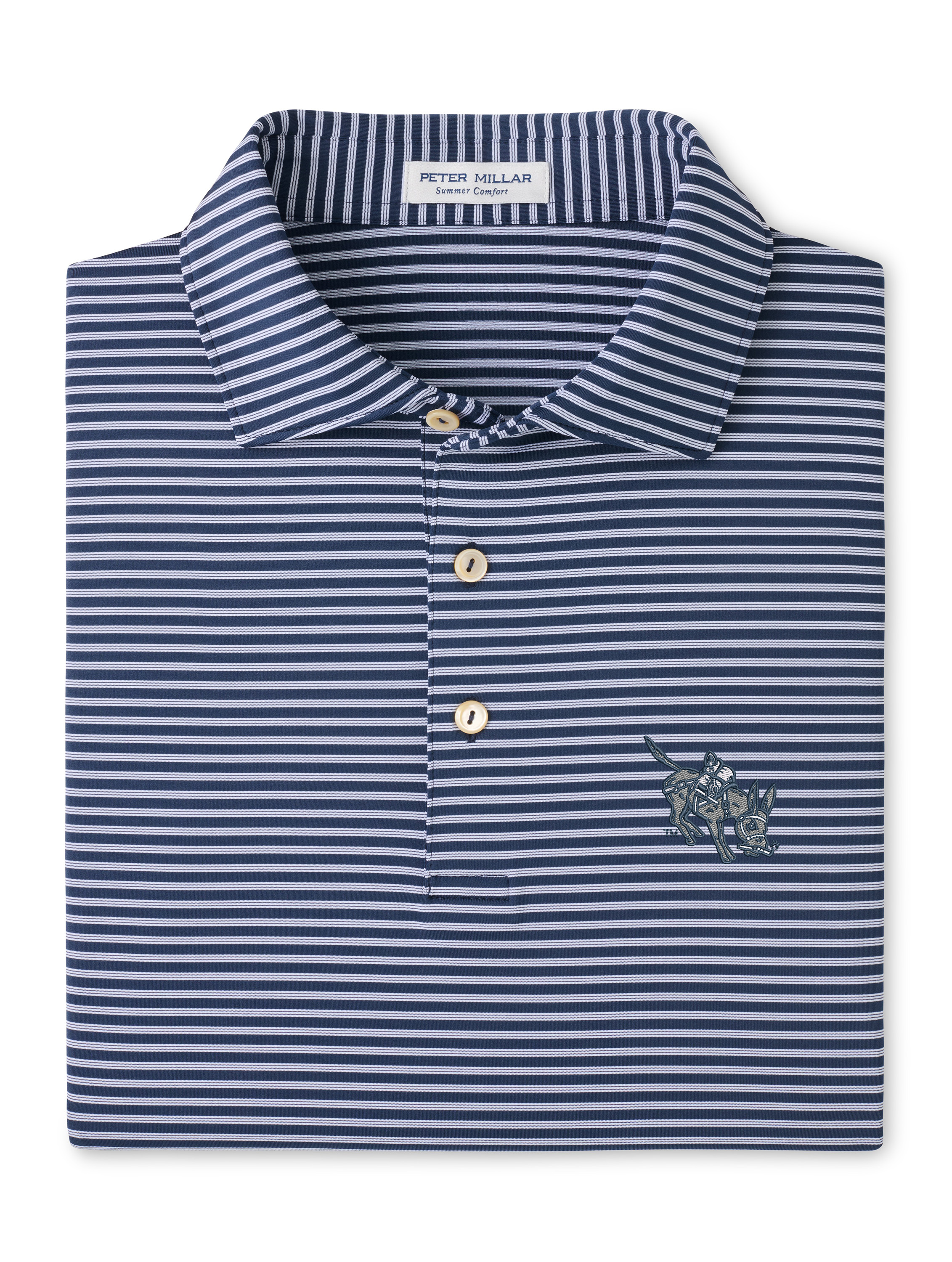 Peter Millar® Orediggers Tie Breaker Stripe Performance Jersey Polo