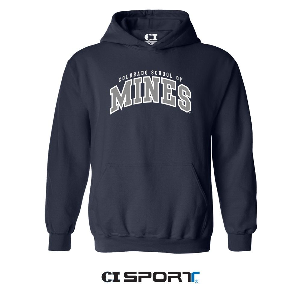 Colorado School of Mines Embroidered Hooded Sweatshirt