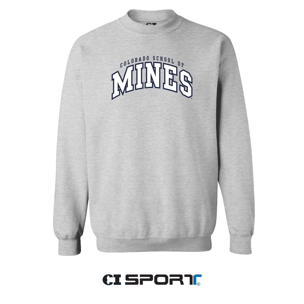 Colorado School of Mines Embroidered Crew Sweatshirt