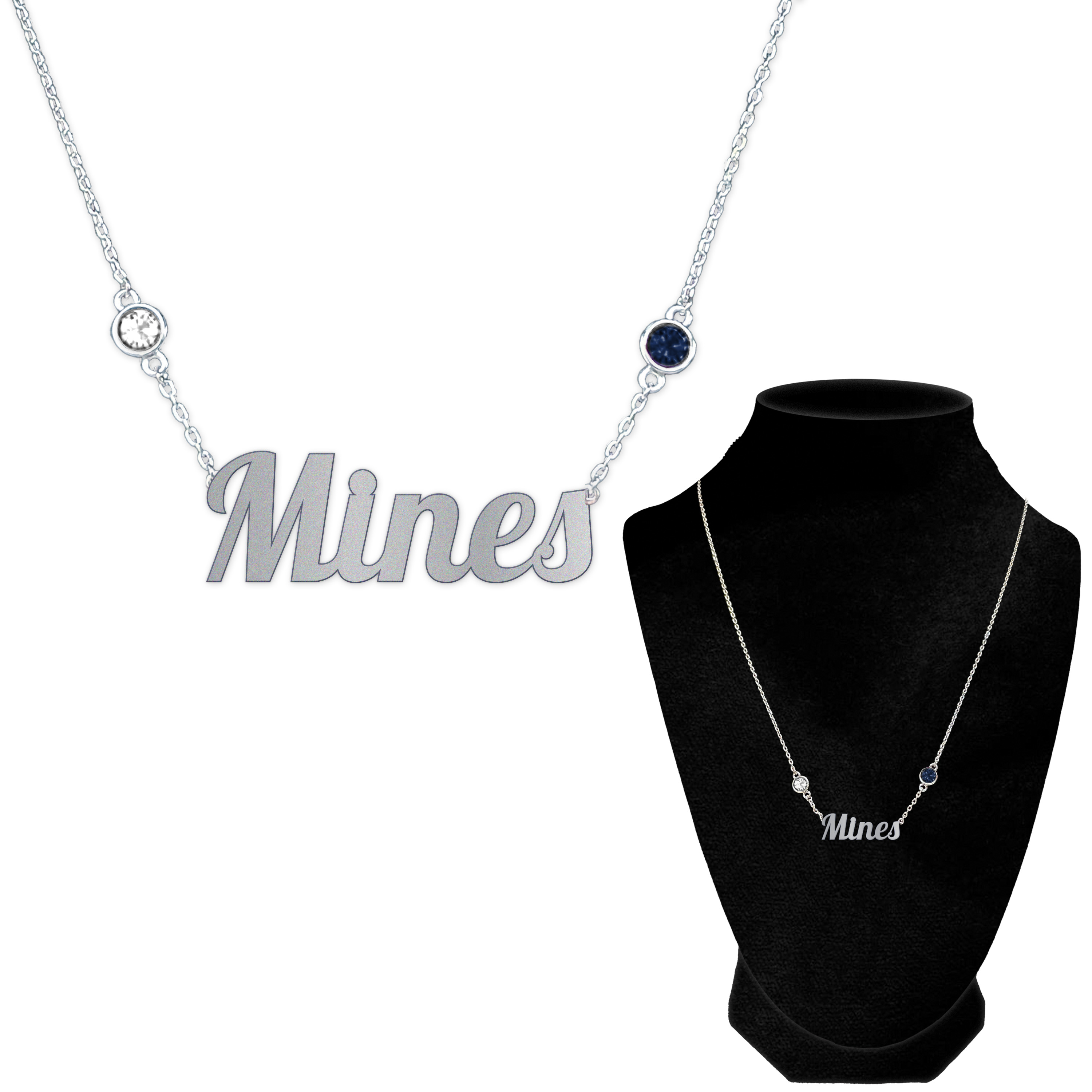 Mines Sterling Silver Necklace