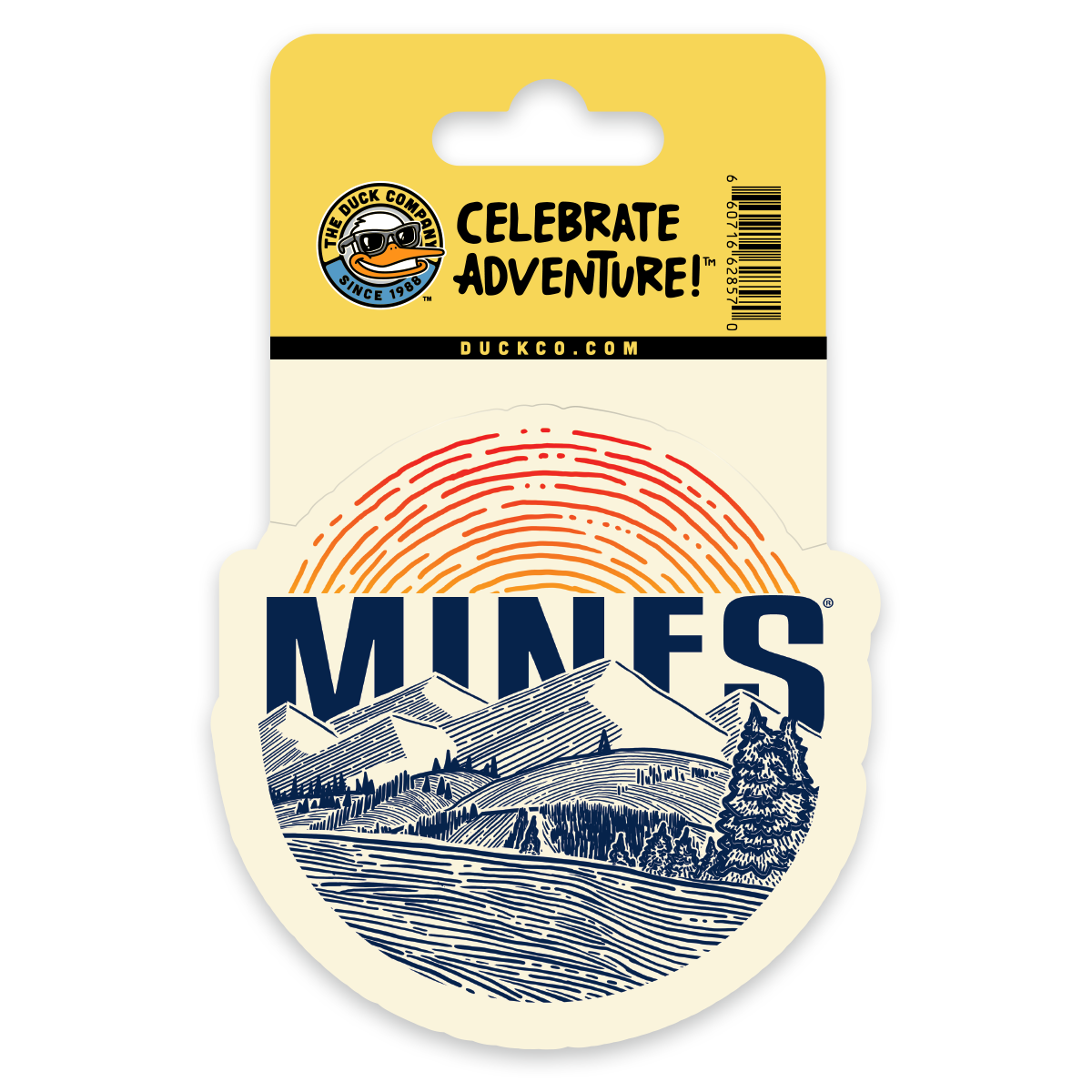 Mines Mountain Sunset Sticker