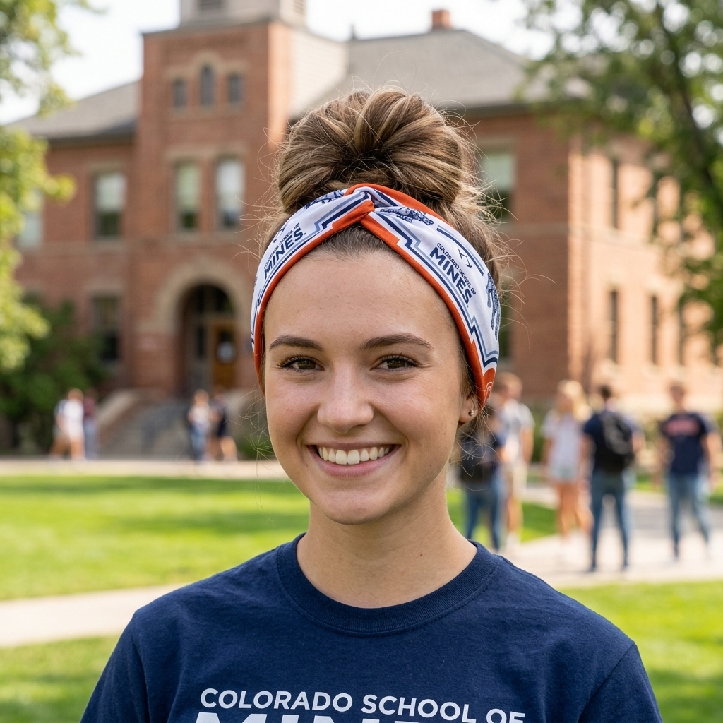 Colorado School of Mines Ladies Silk Scarf