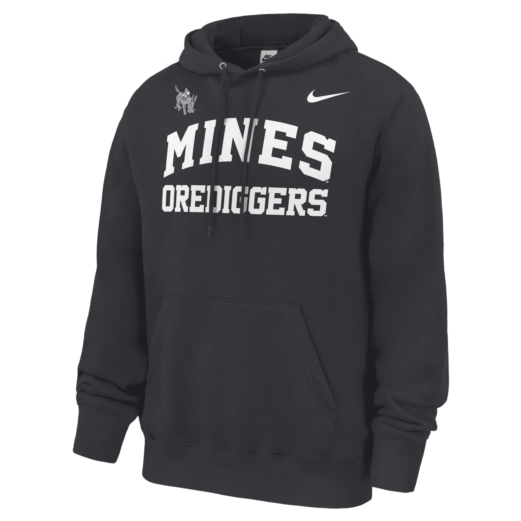Mines Orediggers Nike® Club Fleece Hooded Sweatshirt