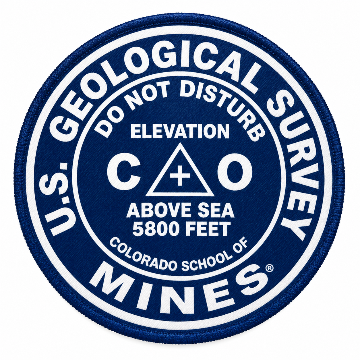 Mines Geological Survey Sublimated Patch