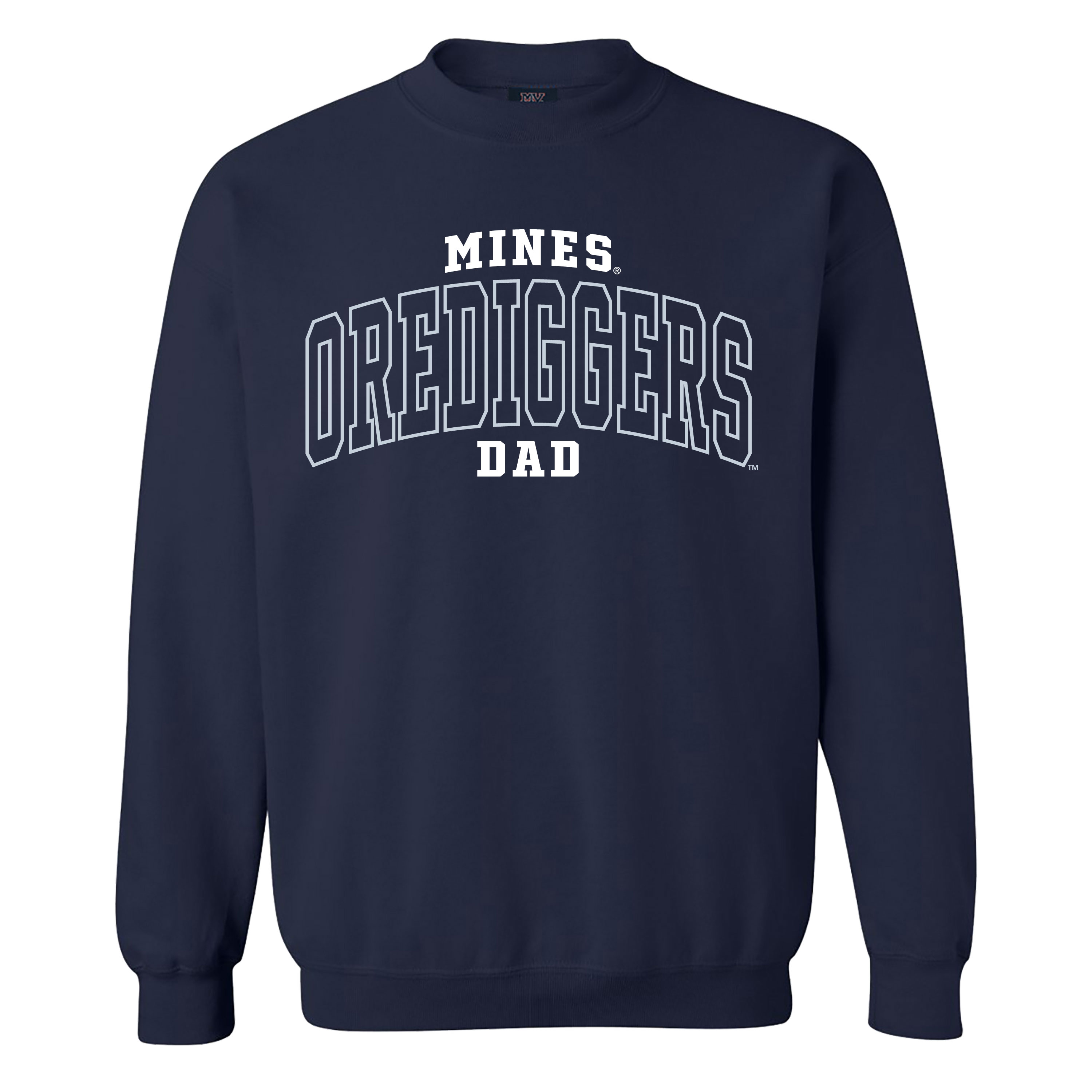 Mines Orediggers Dad Crew Sweatshirt