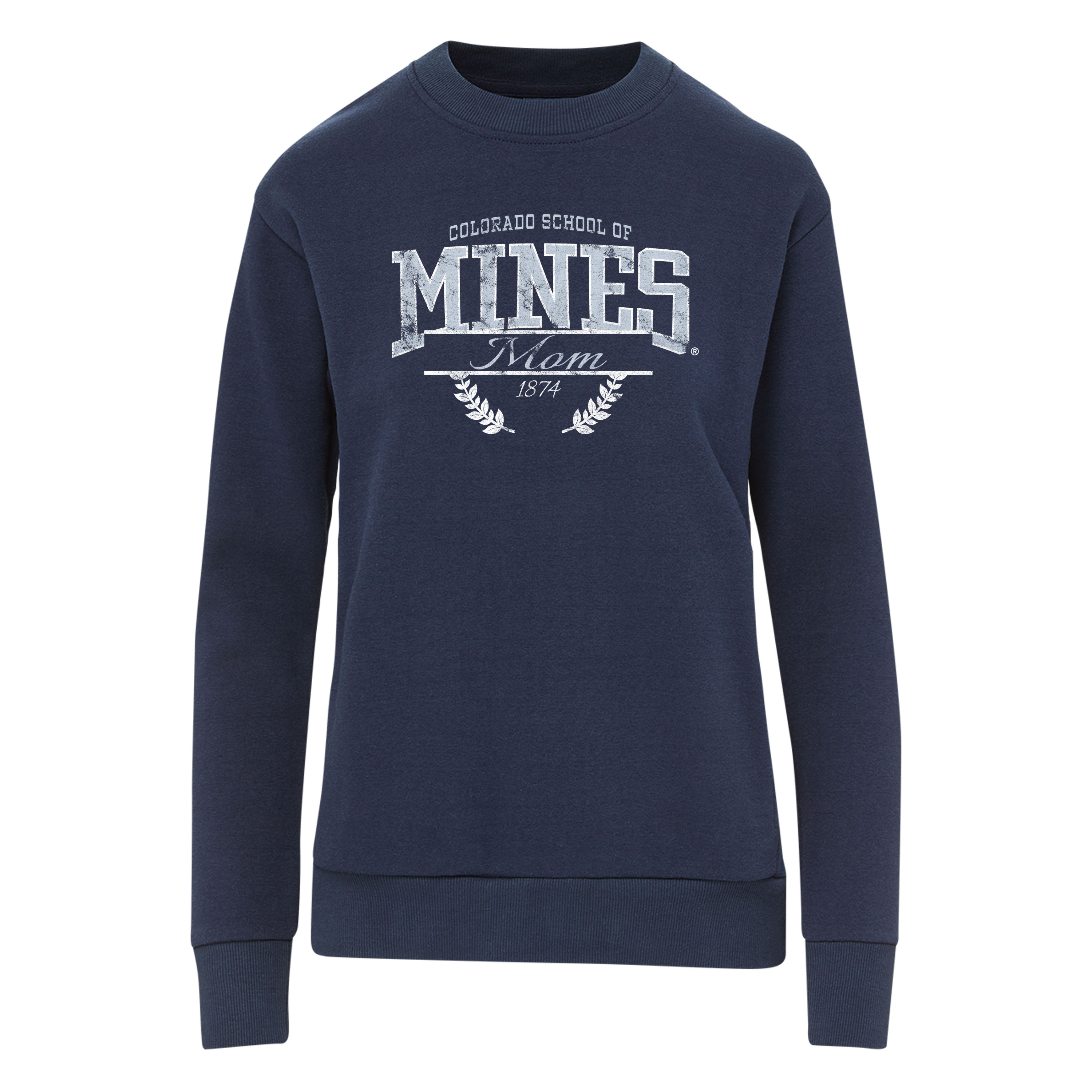 Colorado School of Mines Mom Ladies Cloud Fleece Crew Sweatshirt