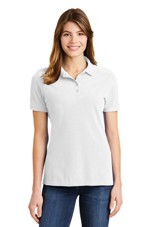 Online Exclusive - Port & Company® Ladies Combed Ring Spun Pique Polo