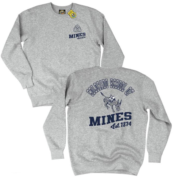 Colorado School of Mines Crew Sweatshirt