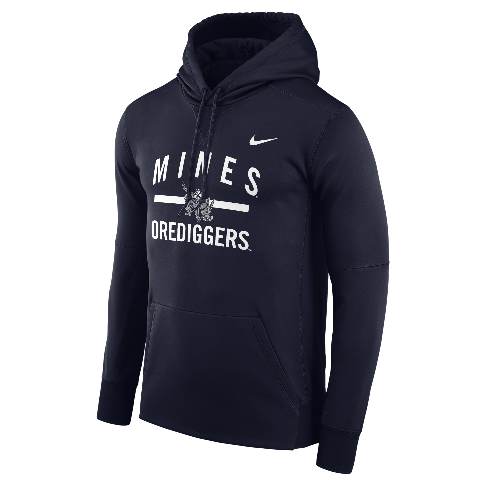 Mines Orediggers Nike Therma Hooded Sweatshirt