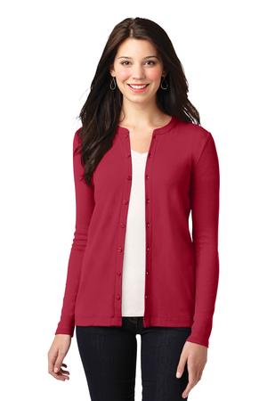 Online Exclusive - Port Authority® Ladies Concept Stretch Button-Front Cardigan