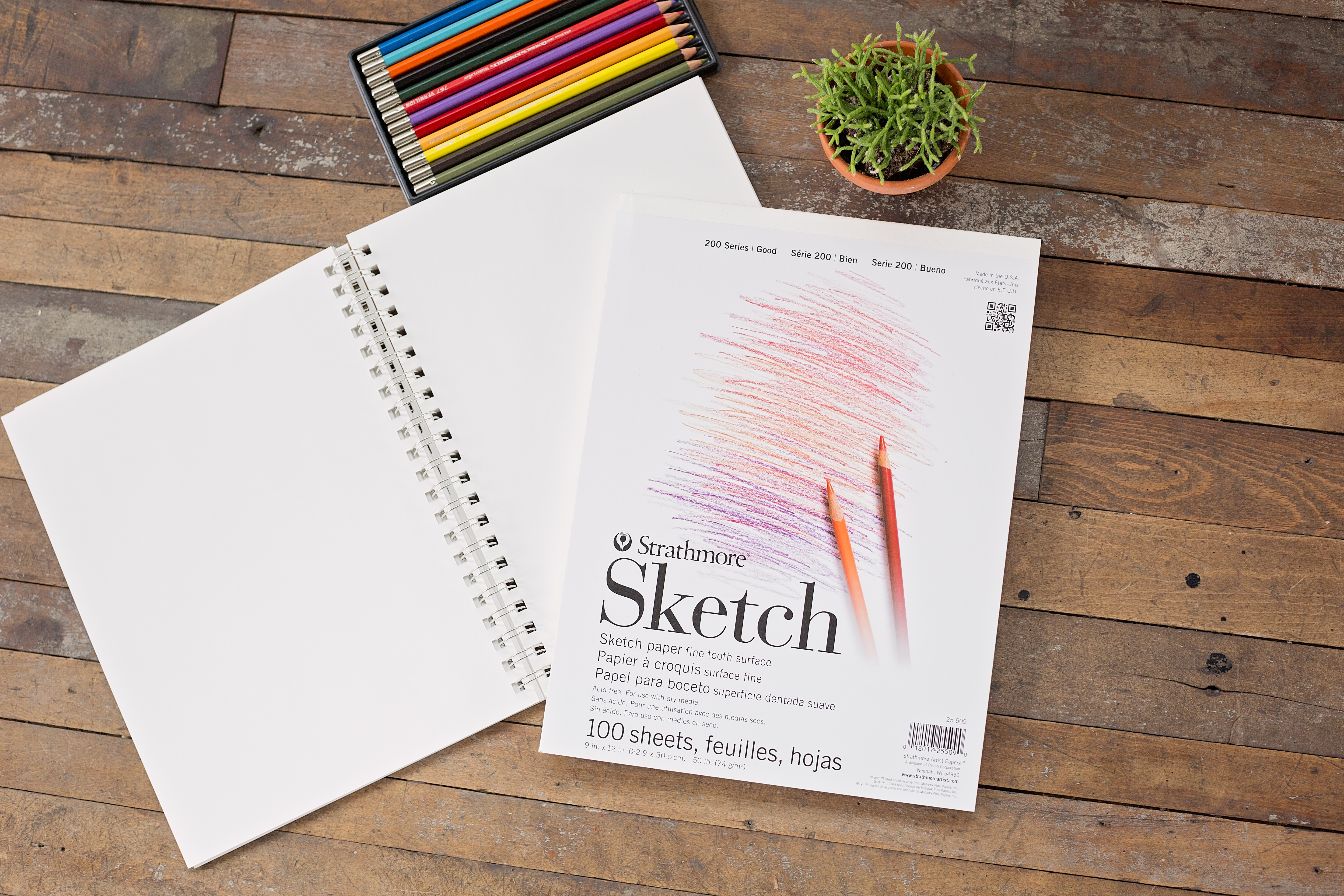 Strathmore 200 Series Tape-bound Sketch - 9"x12"