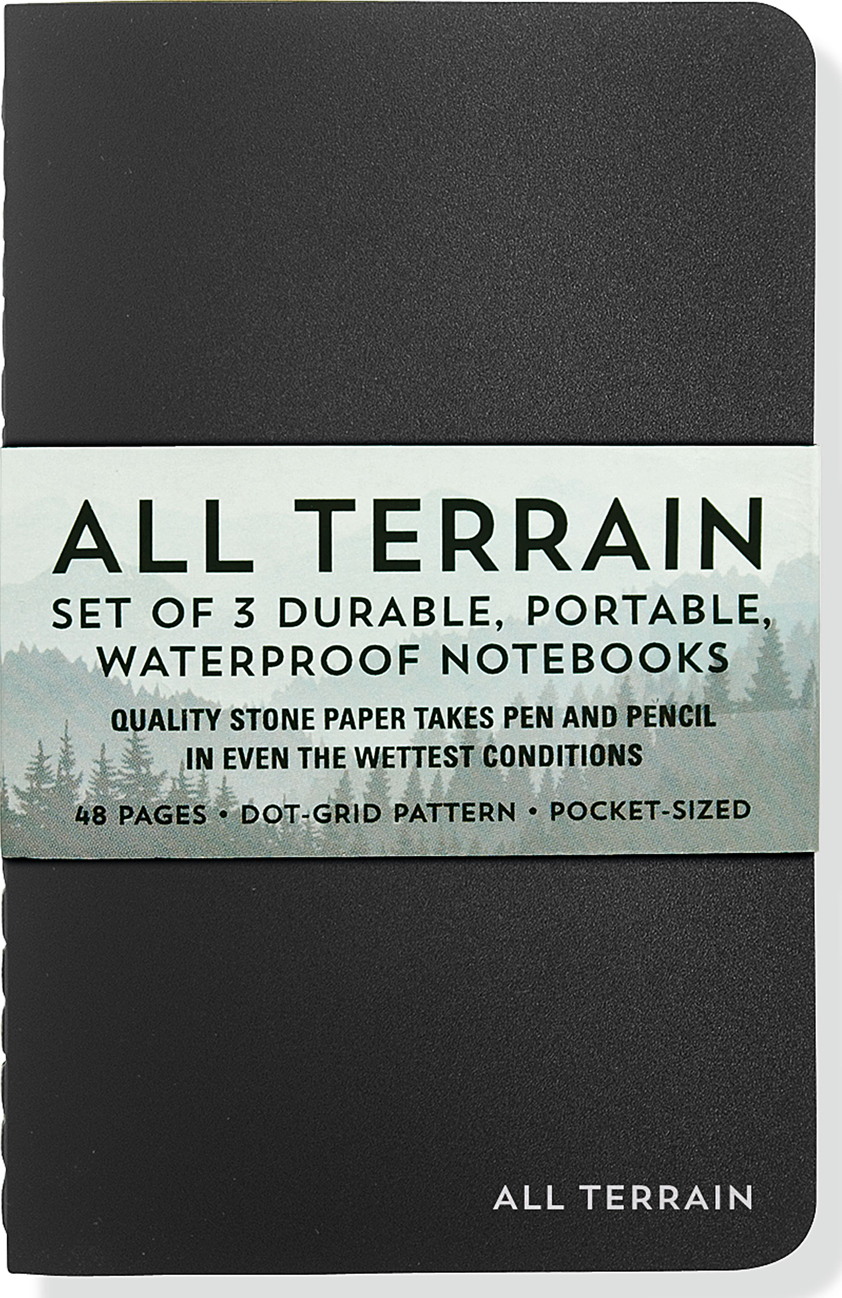 All Terrain Waterproof Notebooks, 3-pack