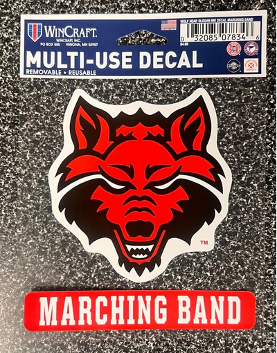 Red Wolves Marching Band Multi-Use Decal