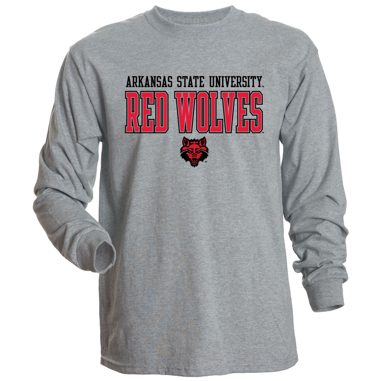 Arkansas State University Sidekick Red Wolves Longsleeve T-Shirt