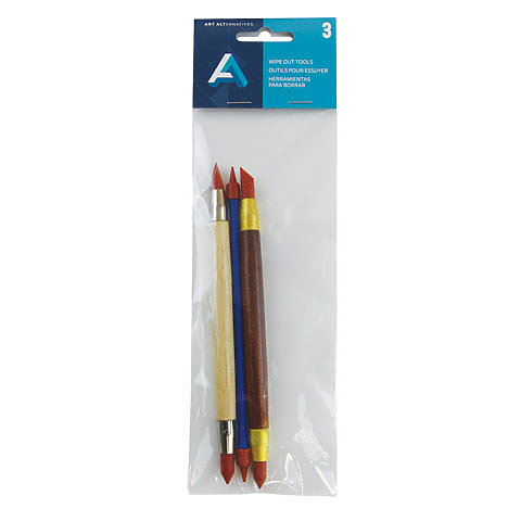 Art Alternatives Wipe Out Tools, 3-Pack