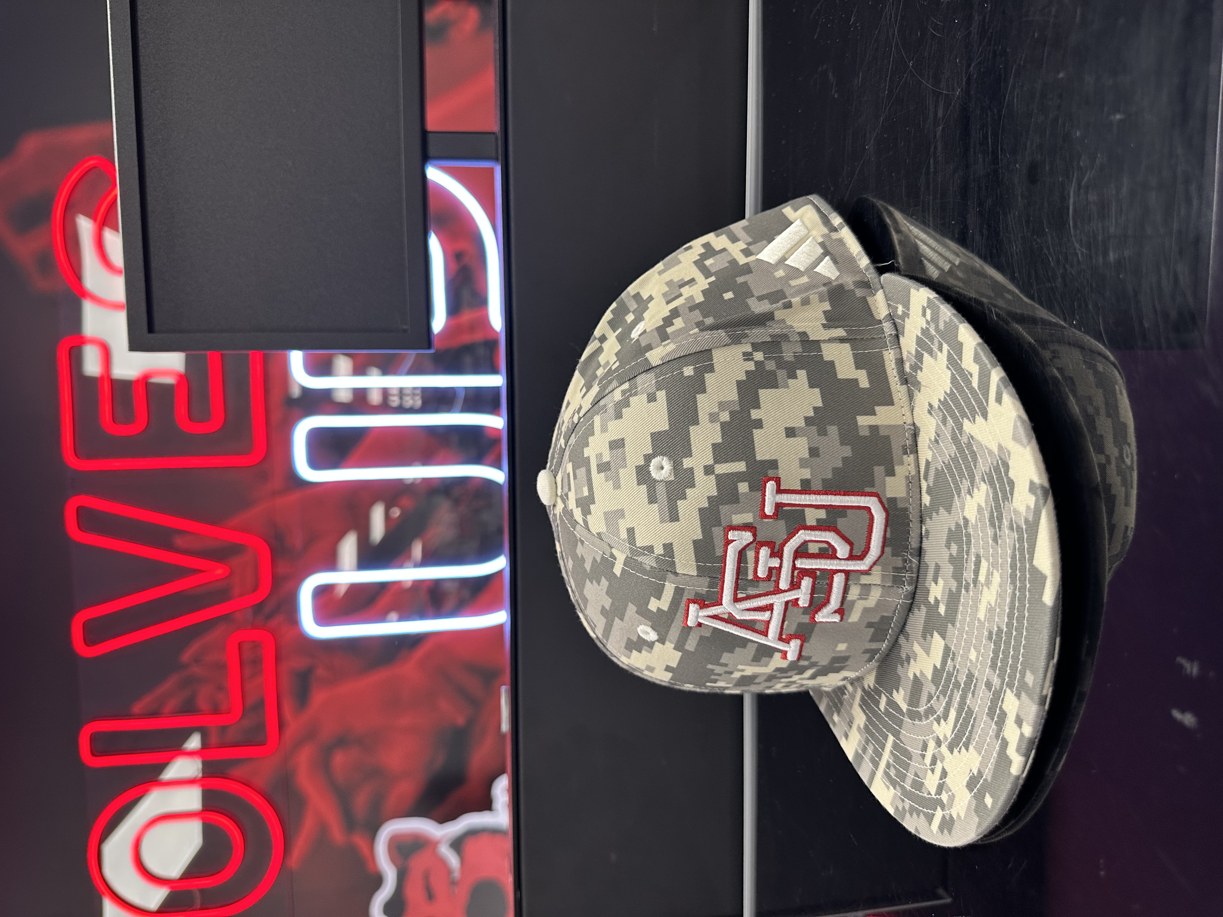 Digital Camo Fitted Baseball Cap