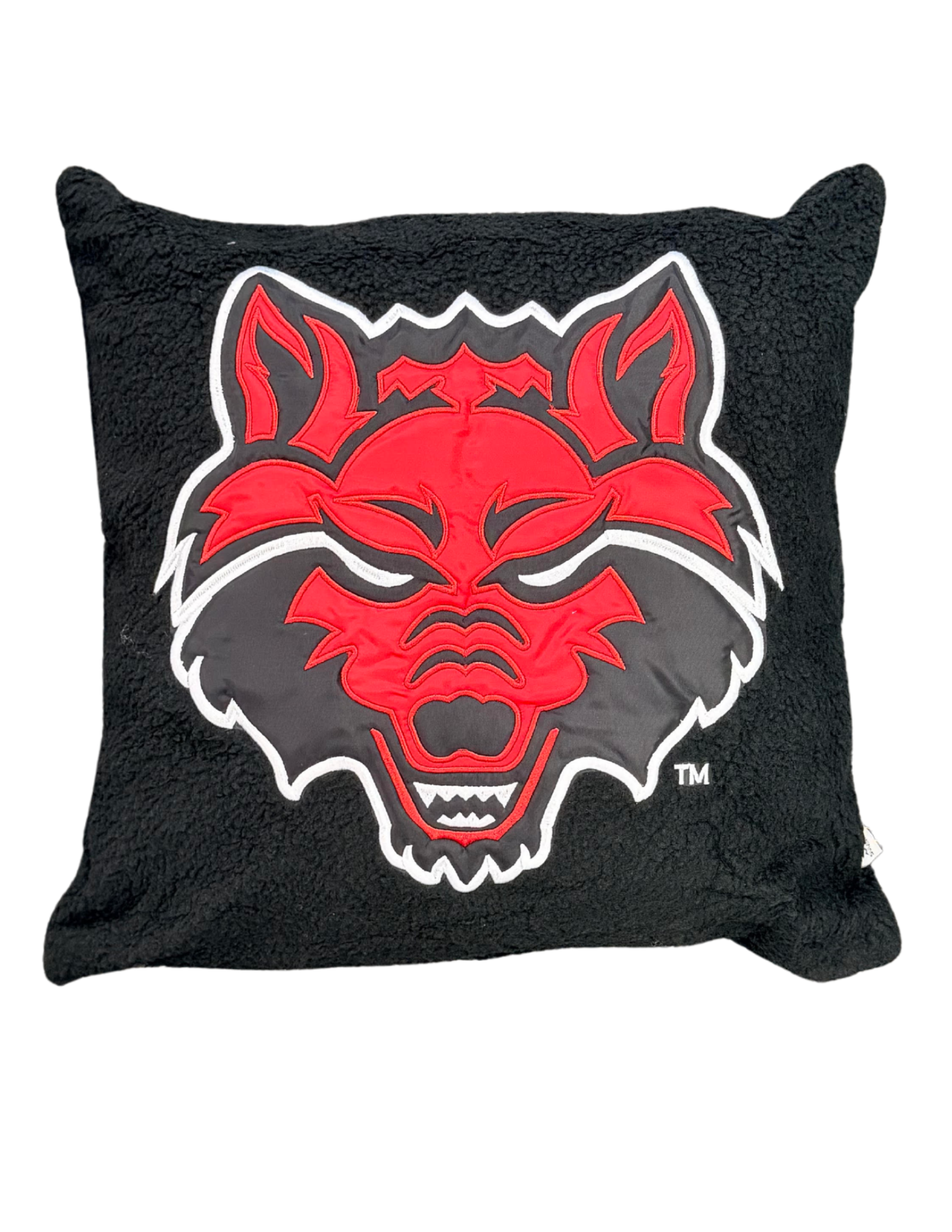 Pebble Fleece Pillow Black OS