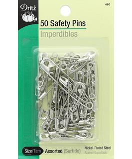 Safety Pins - 50-Pack