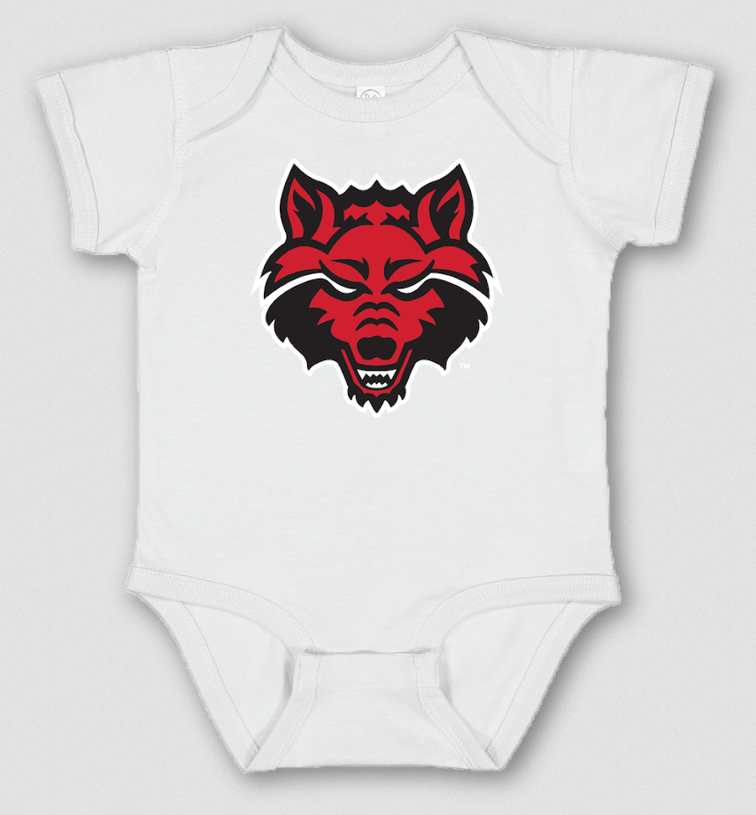 Infant Wolf Head Onesie