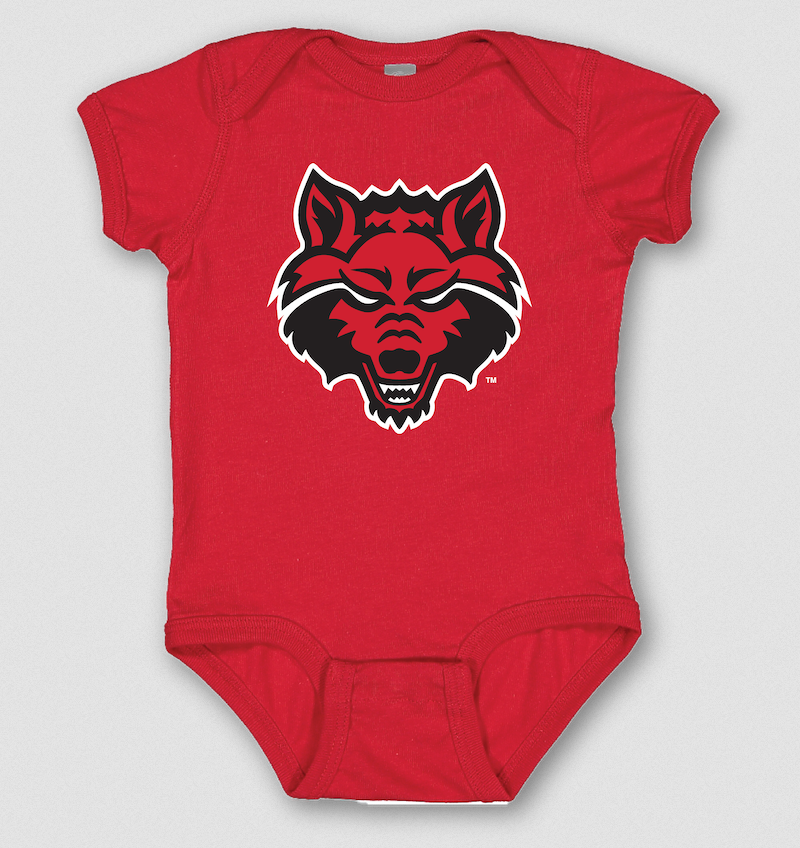Infant Wolf Head Onesie