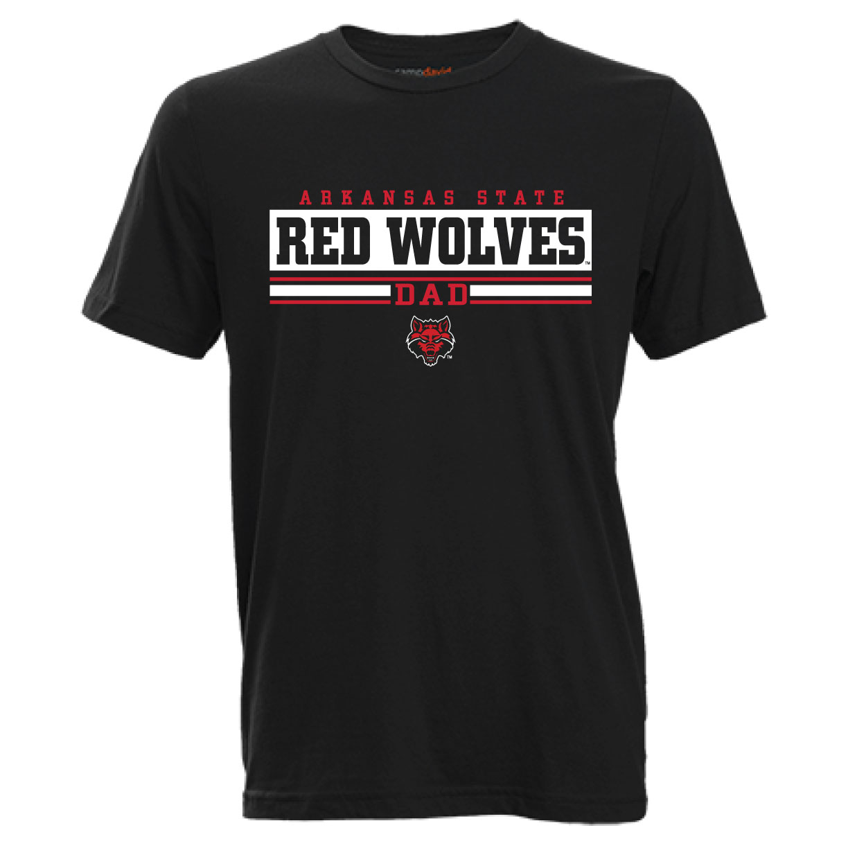 Red Wolves Dad Tee