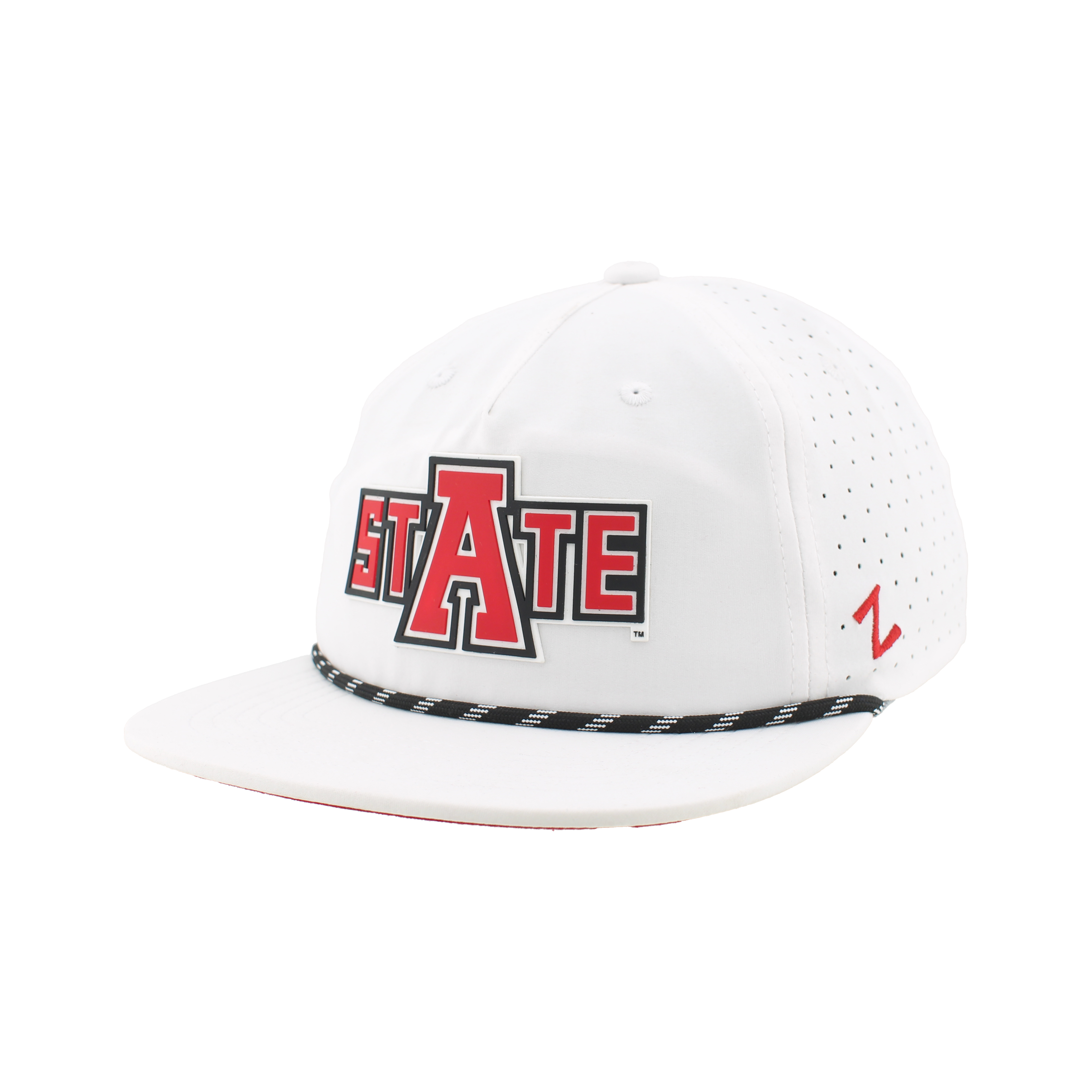 State PVC Patch Hat with Rope