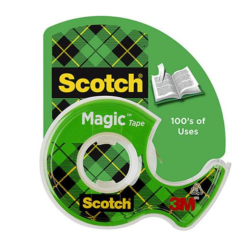 Scotch Magic Tape, 1/2" X 450 Ft, Refillable Dispenser