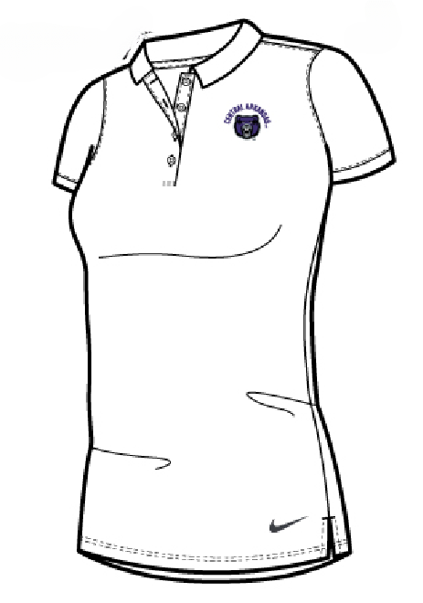 Women's Arched Central Arkansas Polo