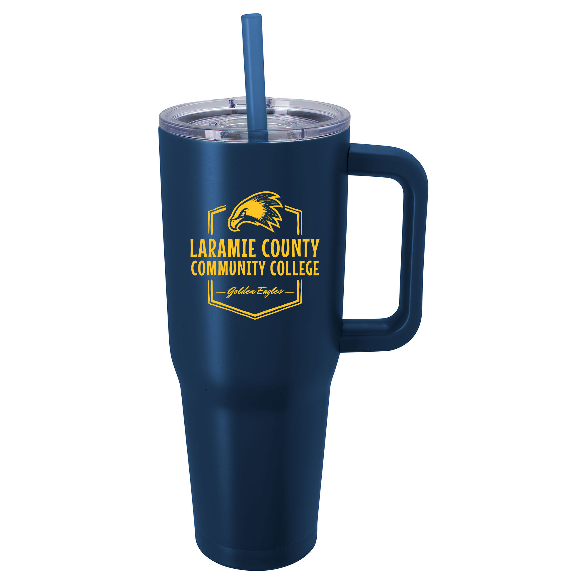 Golden Eagles 40 oz Tumbler with Handle
