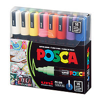 Posca 5M 16-Color Set