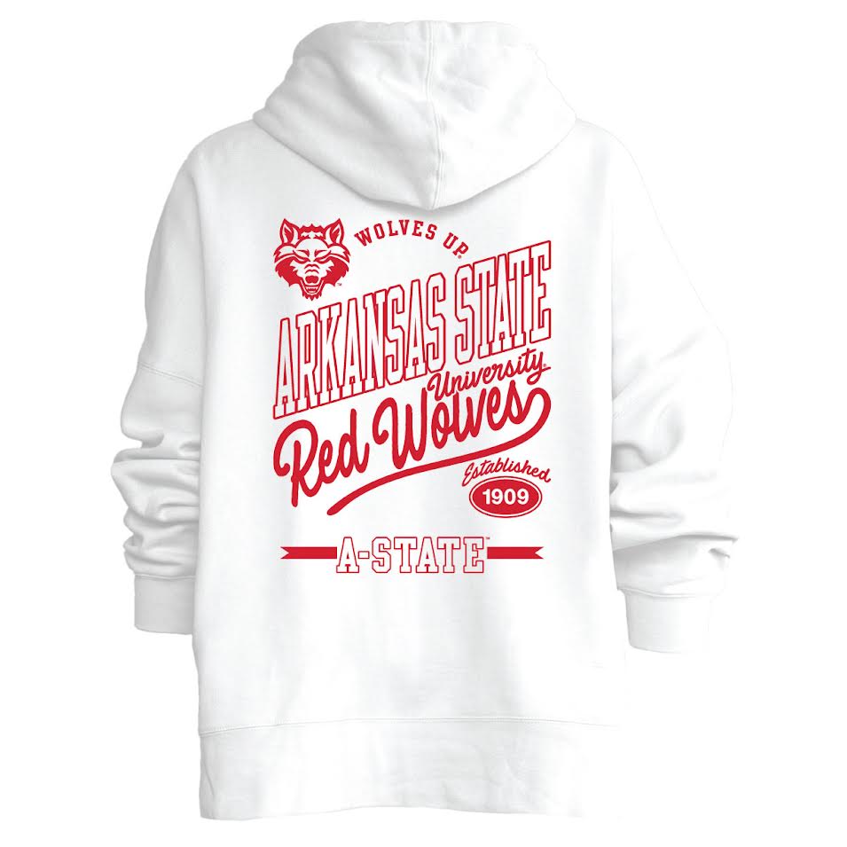 Red Wolves Vintage Hoodie