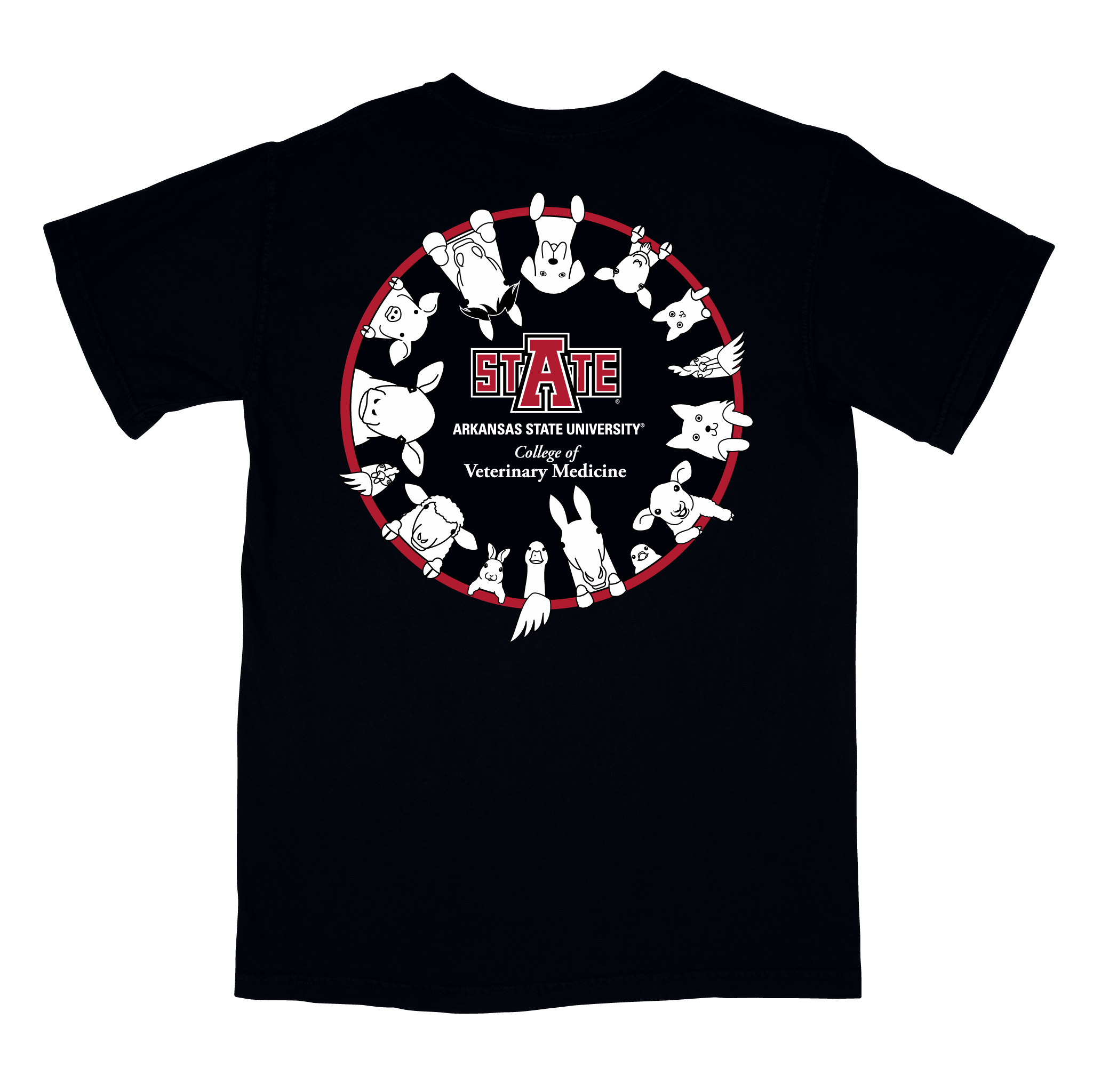 Circle of Animals VetMed Tee