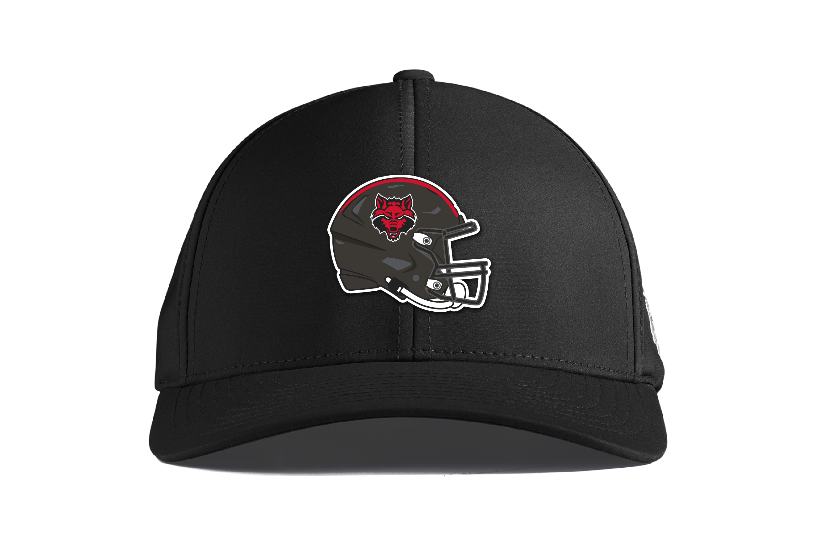 Red Wolves Helmet Logo Hat