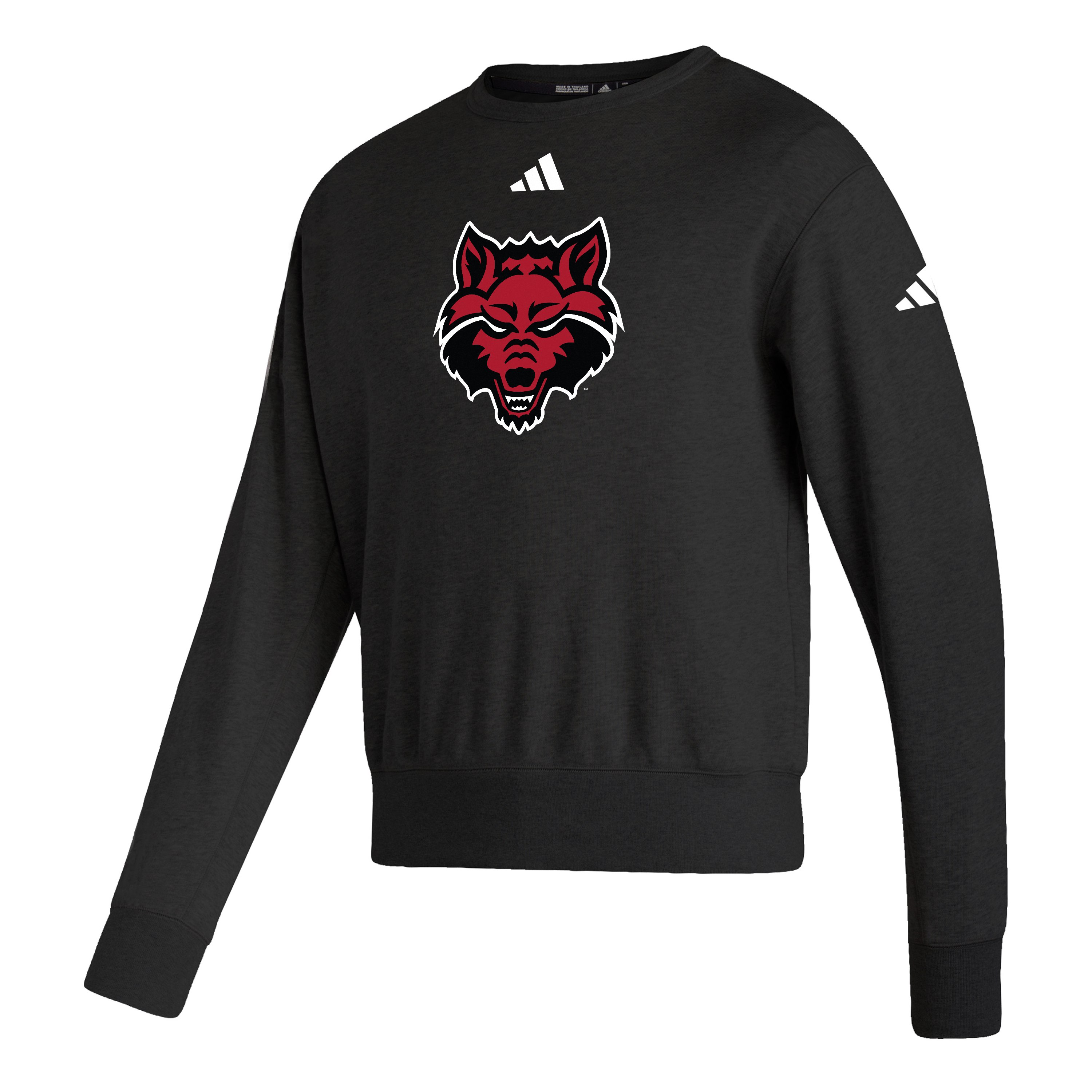 Adidas Three Stipe Wolf Head Crewneck