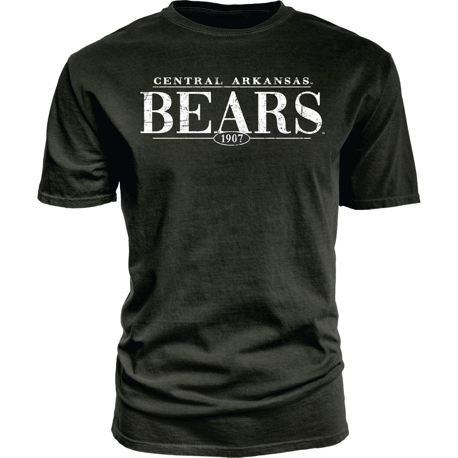 Central AR Bears Dyed Ringspun Tee