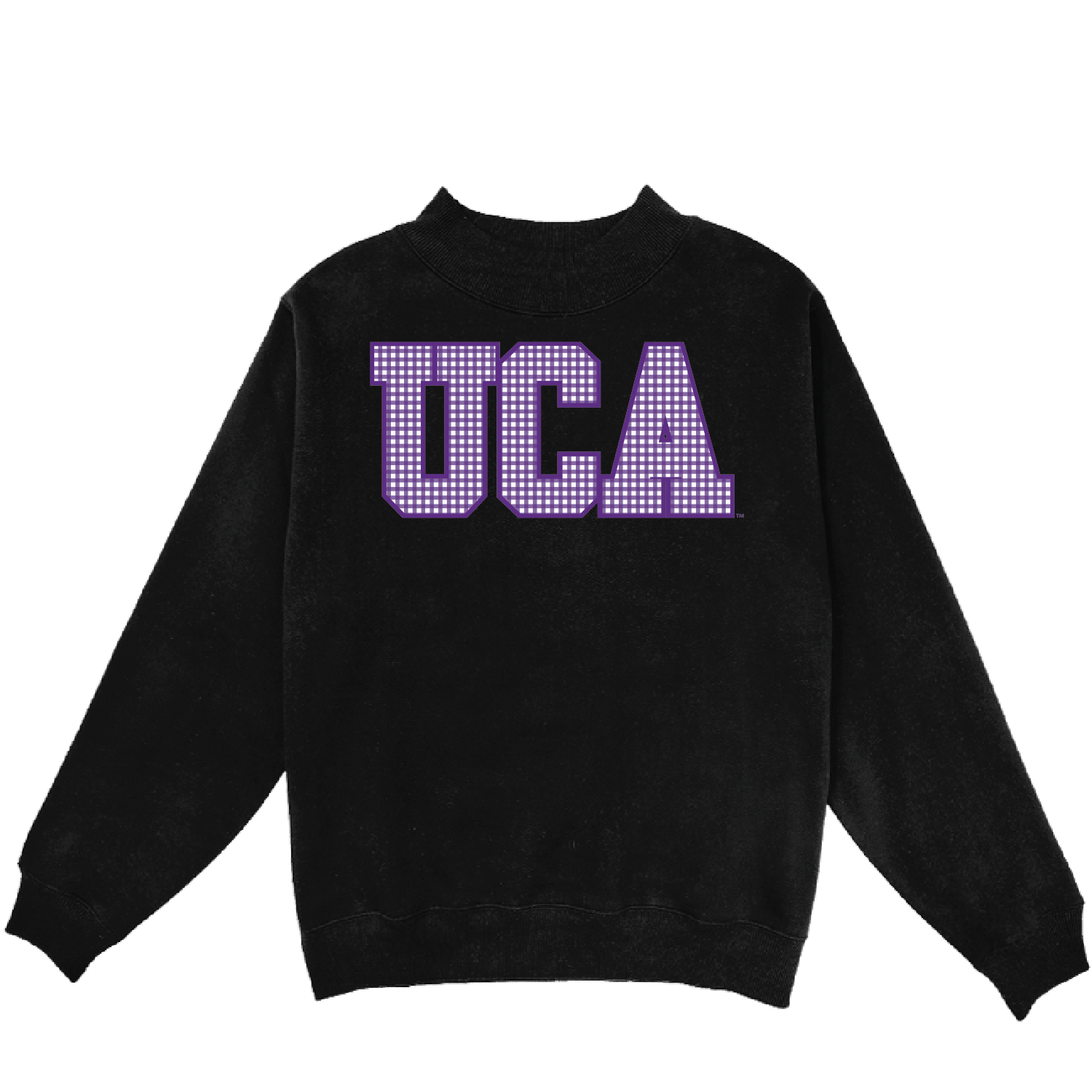 UCA Gingham Classic Mock Neck