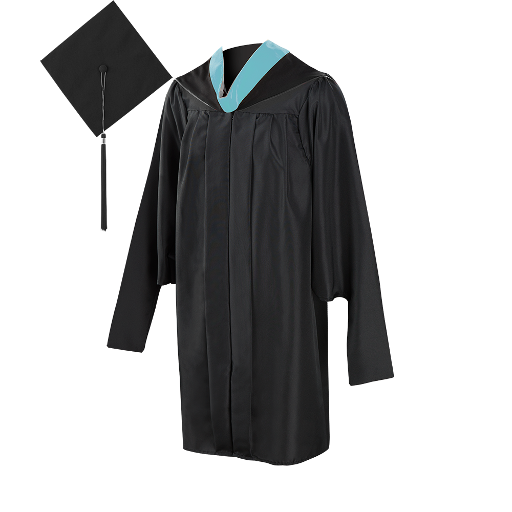 Master's Cap, Gown, Tassel and Hood