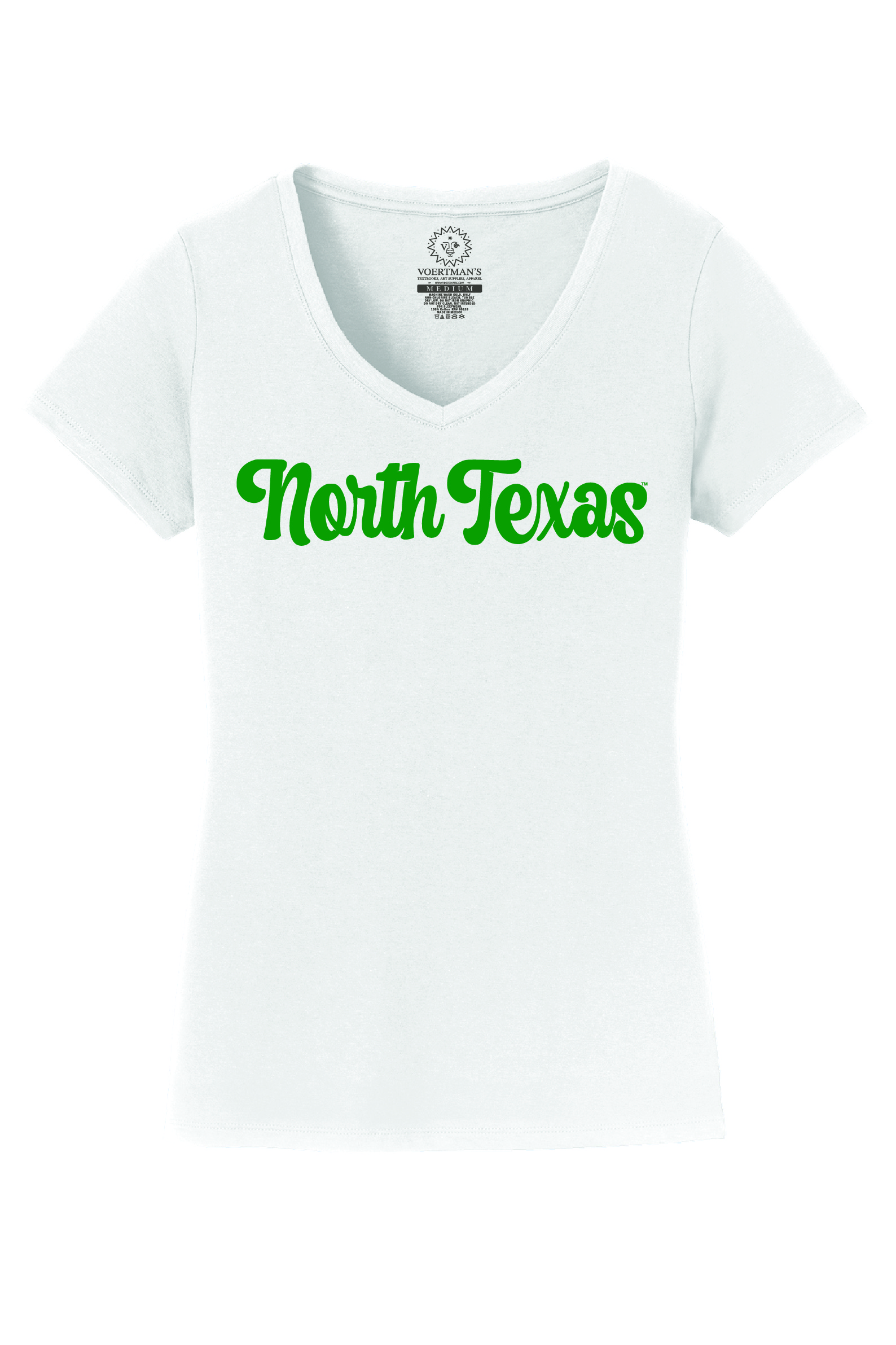 WOMENS NORTH TEXAS SCRIPT TEE