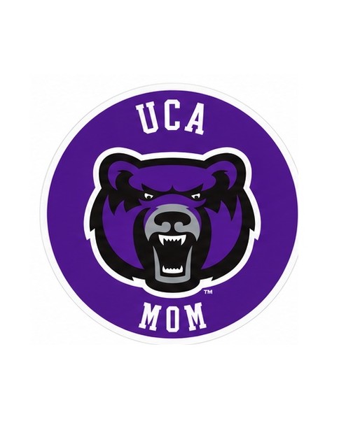 UCA Mom Bear Head Circle