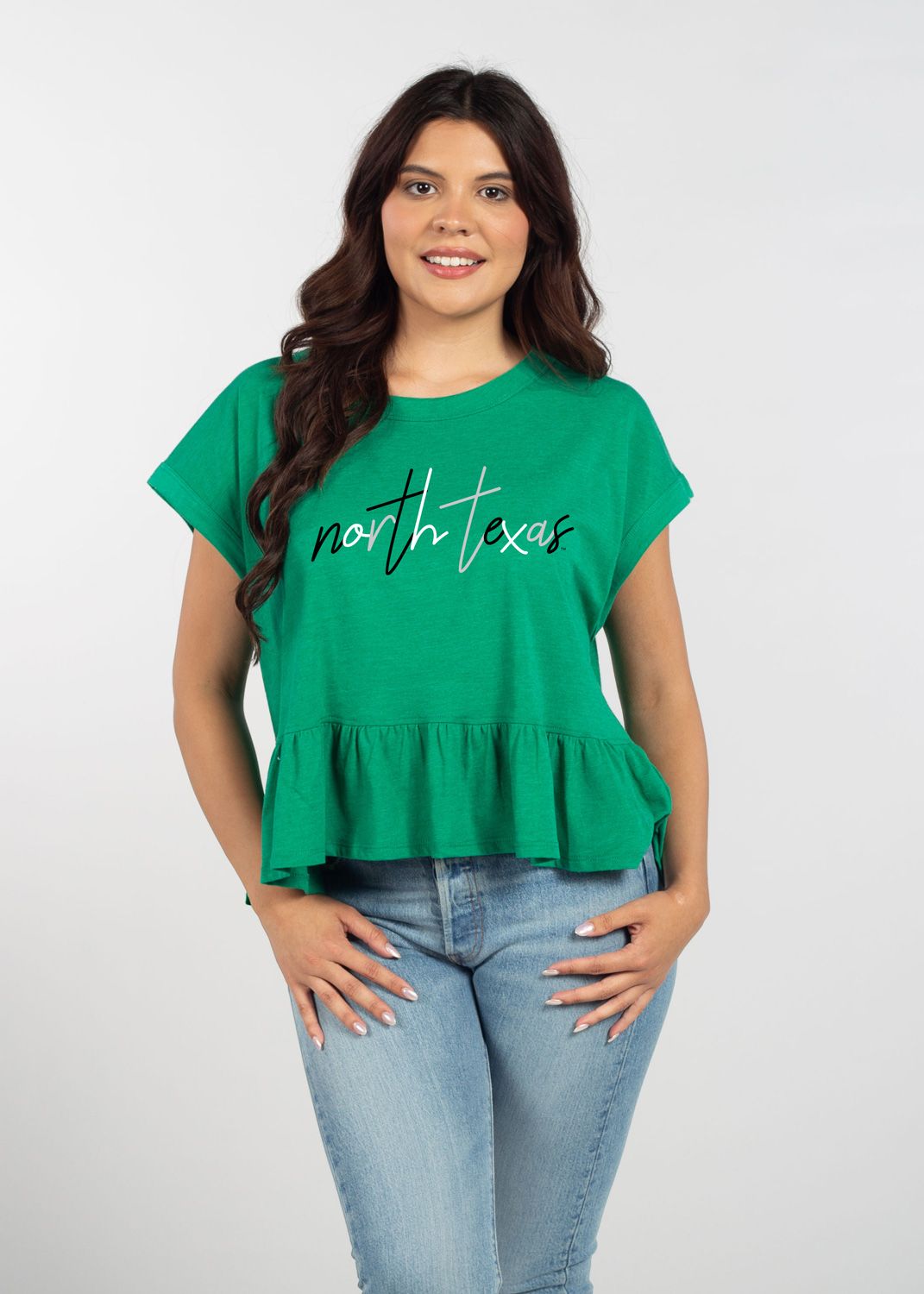 PEPLUM NORTH TEXAS TOP