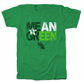 MEAN GREEN BATTLE FLAG TEE