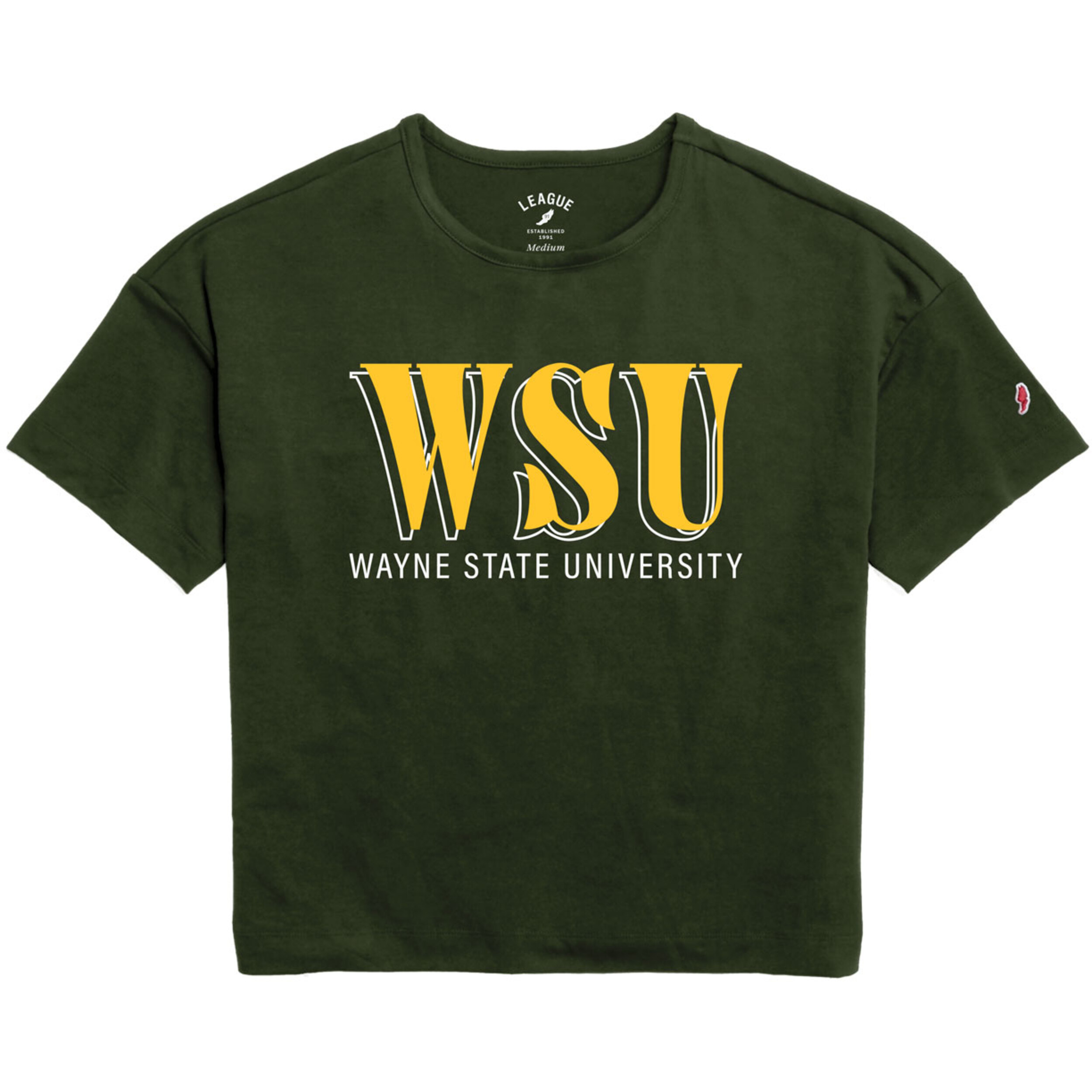 WSU Wayne State University All Day Women's Boxy Tee