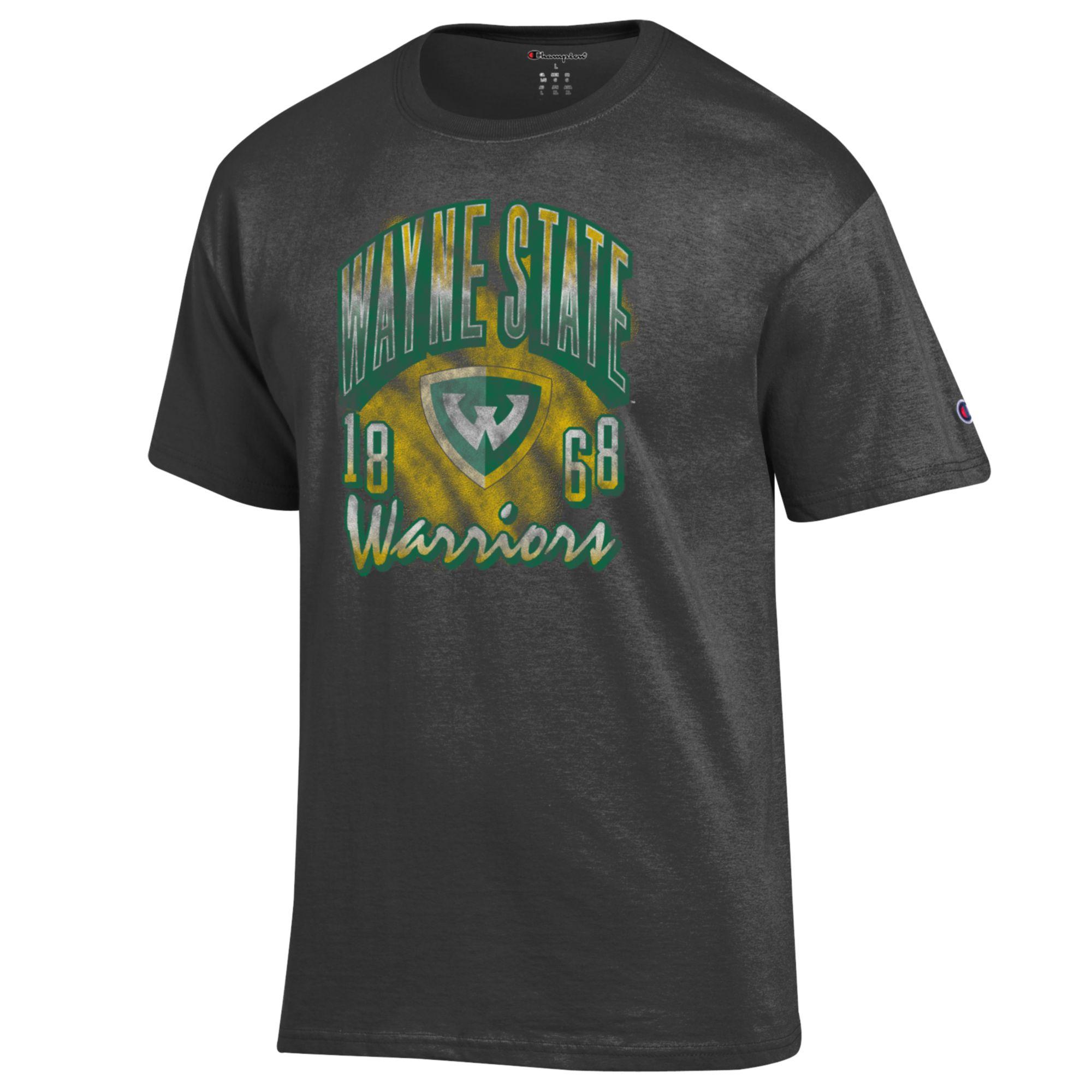 Wayne State Warriors w/ Shield SS Tshirt