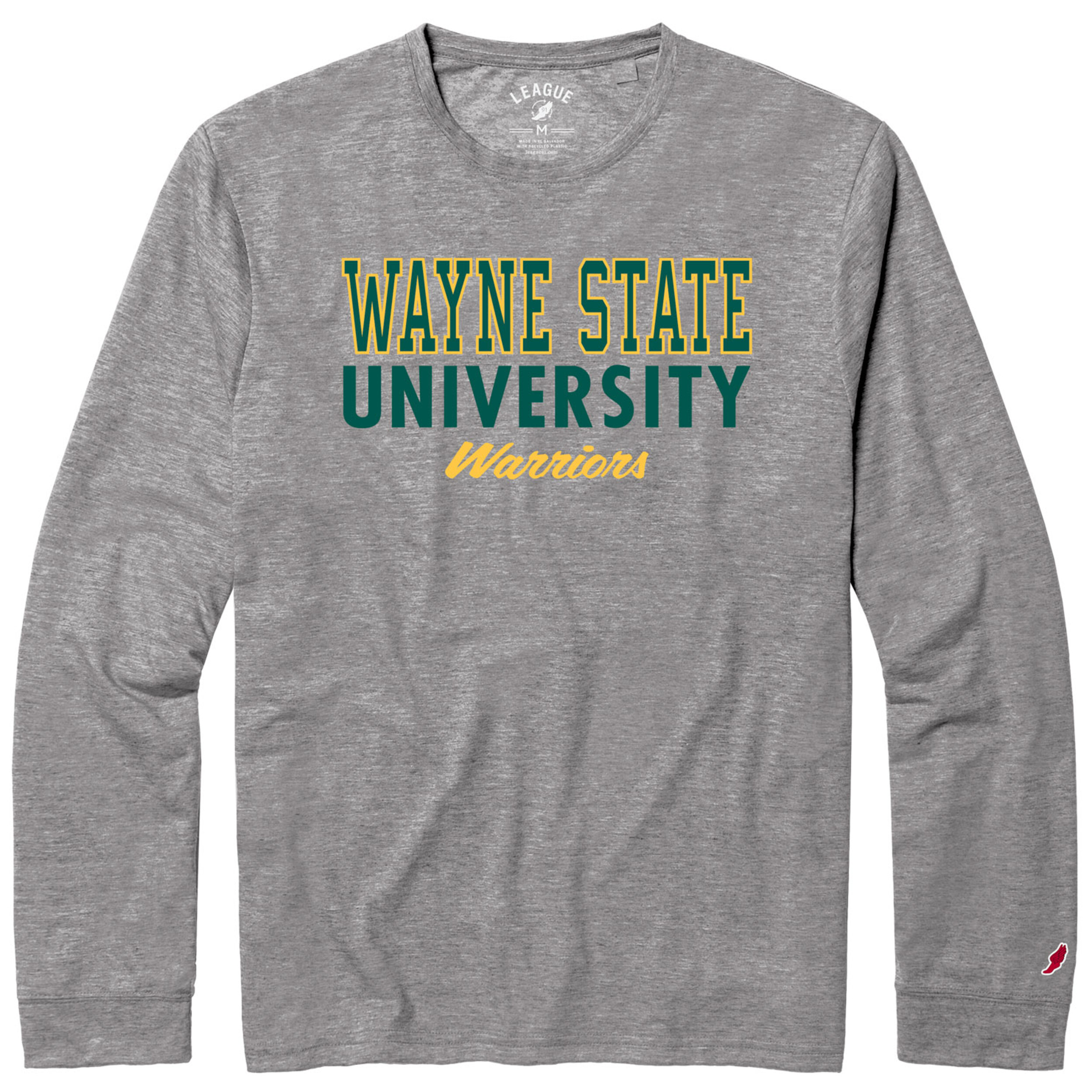 Wayne State University Warriors Reclaim Long Sleeve Tee