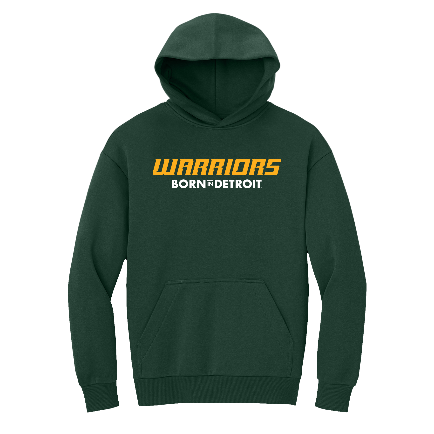 Warriors Born in Detroit Hooded Sweatshirt