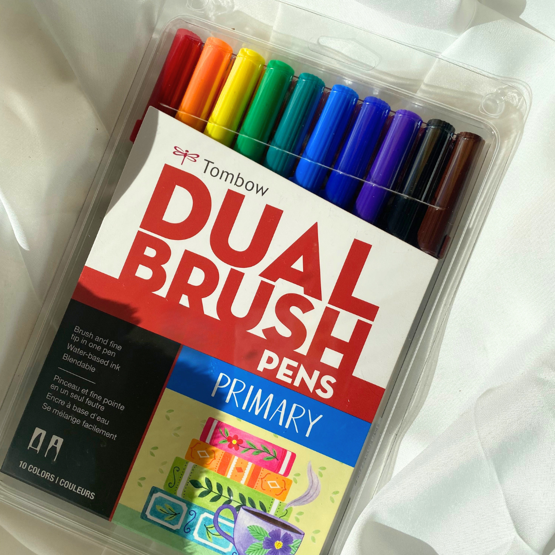 Tombow Dual Brush Pen Set, 10-Color