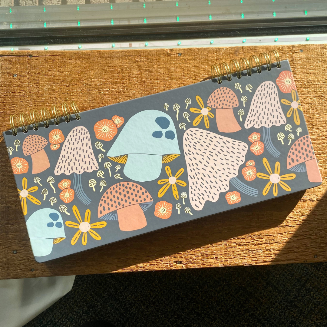 2-Year Undated Weekly Planner, Mushroom