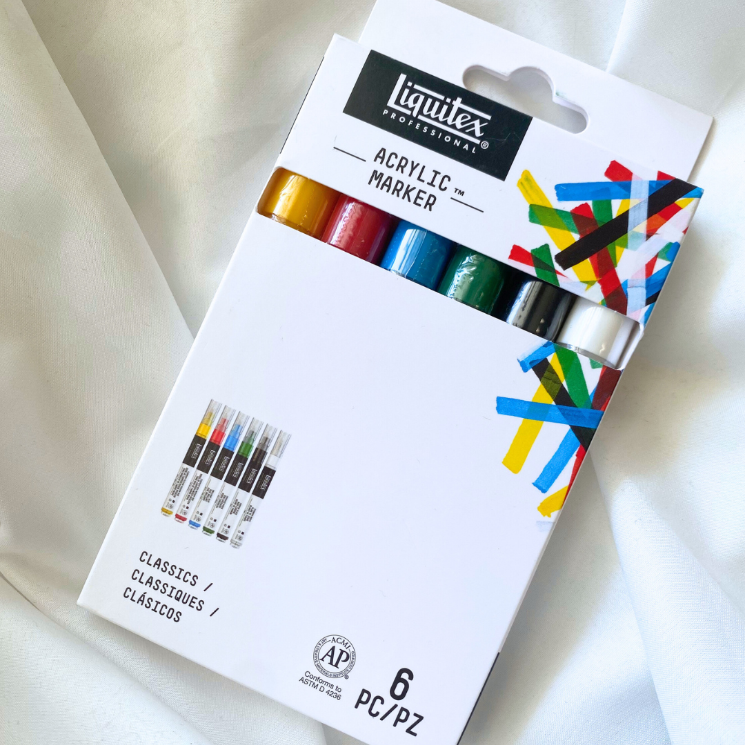 Liquitex Acrylic Marker Set, 6-piece Classics